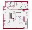 Appartamento 56 mq, 2 camere, zona Prati
