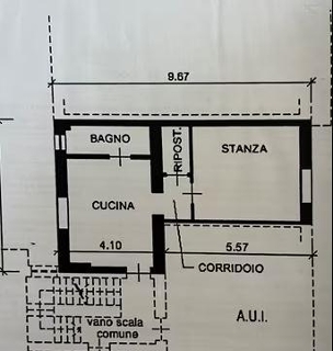 zoom immagine (Appartamento 42 mq, 1 camera, zona Piani)