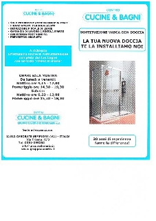 zoom immagine (Sostituzione vasca con doccia Varese, Gallarate, Somma Lomb.)