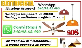 zoom immagine (Montaggio lampadario costo a Roma)